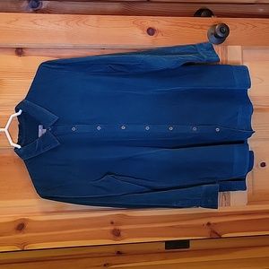 Soft corduroy tunic shirt